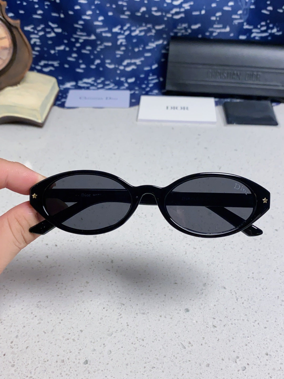 Dior Cat-Eye Red Lens Sunglasses for Women - detail image 4