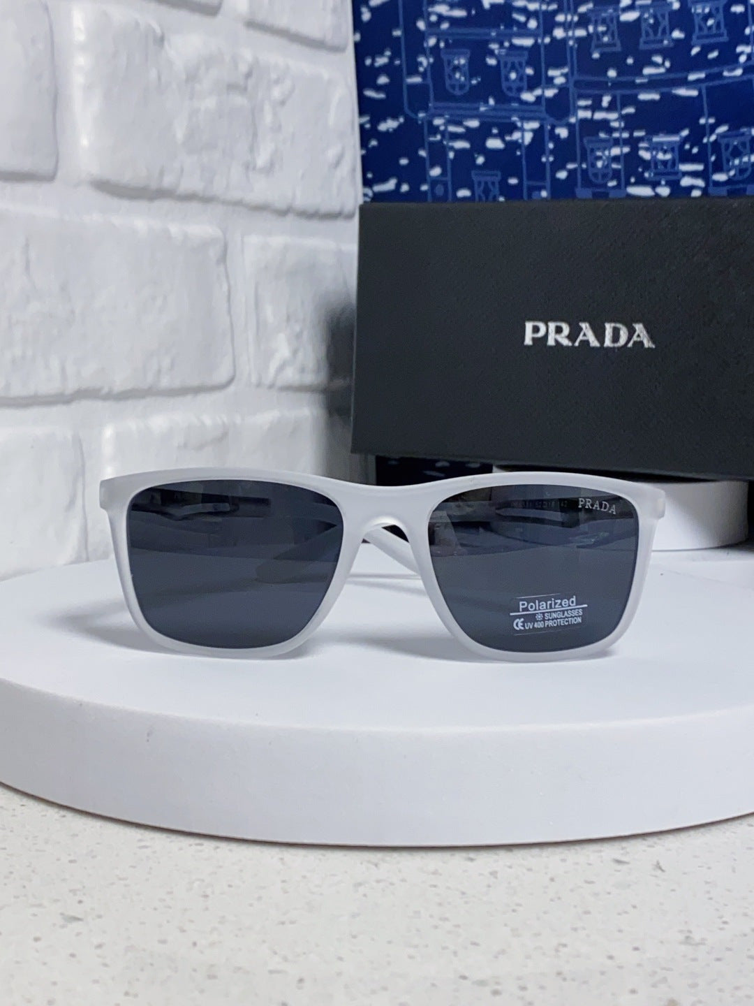Prada Polarized Fashion Blue Lens Sunglasses for Men & Women - 432112 - detail image 2