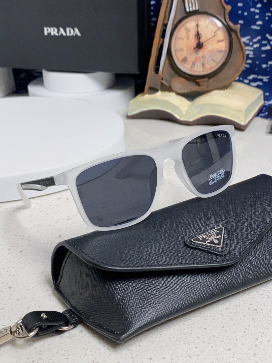 Prada Polarized Fashion Blue Lens Sunglasses for Men & Women - 432112 - detail image 10