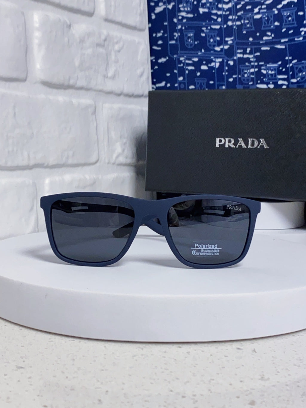 Prada Polarized Fashion Blue Lens Sunglasses for Men & Women - 432113 - detail image 2