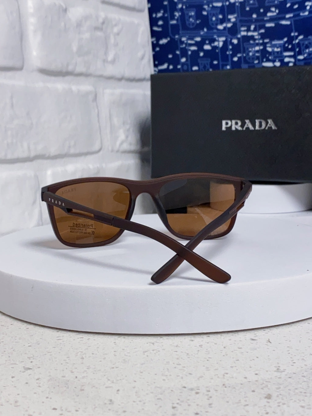 Prada Polarized Fashion Brown Lens Sunglasses for Men & Women - 415680 - detail image 3