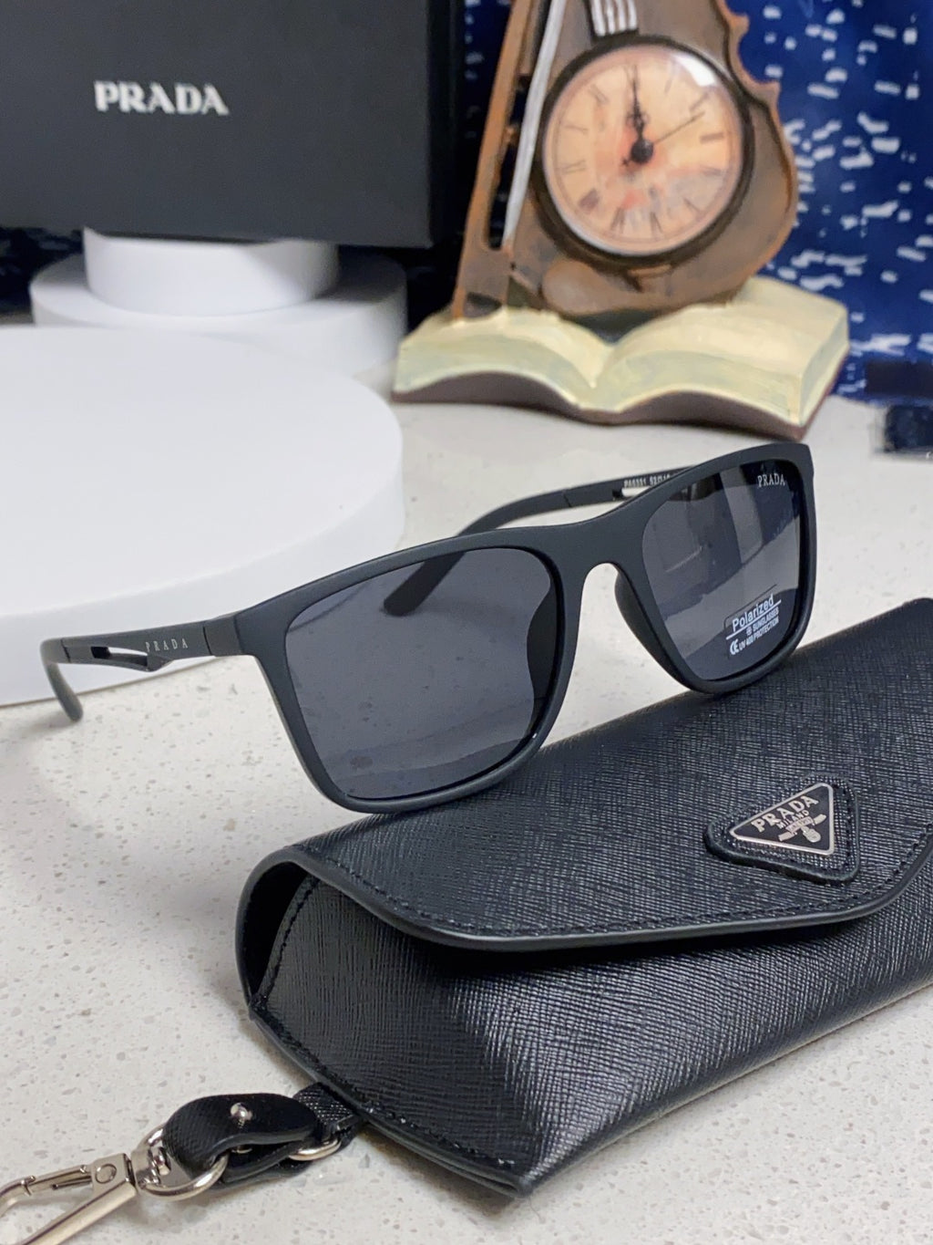 Prada Polarized Fashion Blue Lens Sunglasses for Men & Women - 432115 - detail image 9