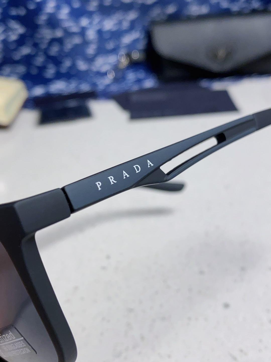 Prada Polarized Fashion Blue Lens Sunglasses for Men & Women - 432115 - detail image 6