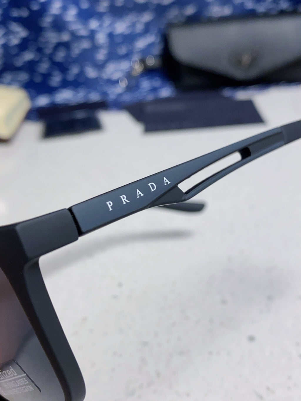 Prada Polarized Fashion Blue Lens Sunglasses for Men & Women - 415681 - detail image 6