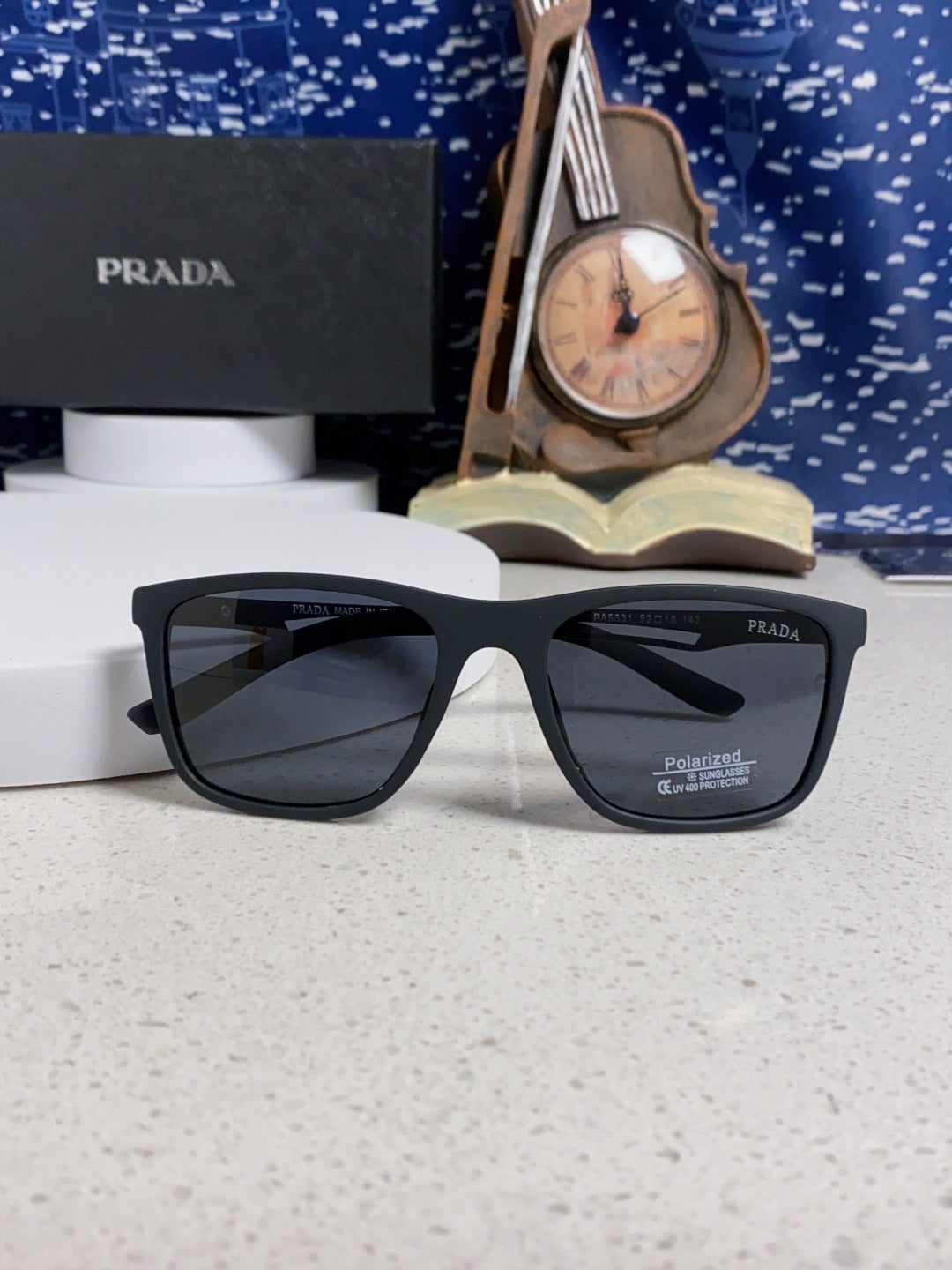 Prada Polarized Fashion Blue Lens Sunglasses for Men & Women - 415681 - detail image 8