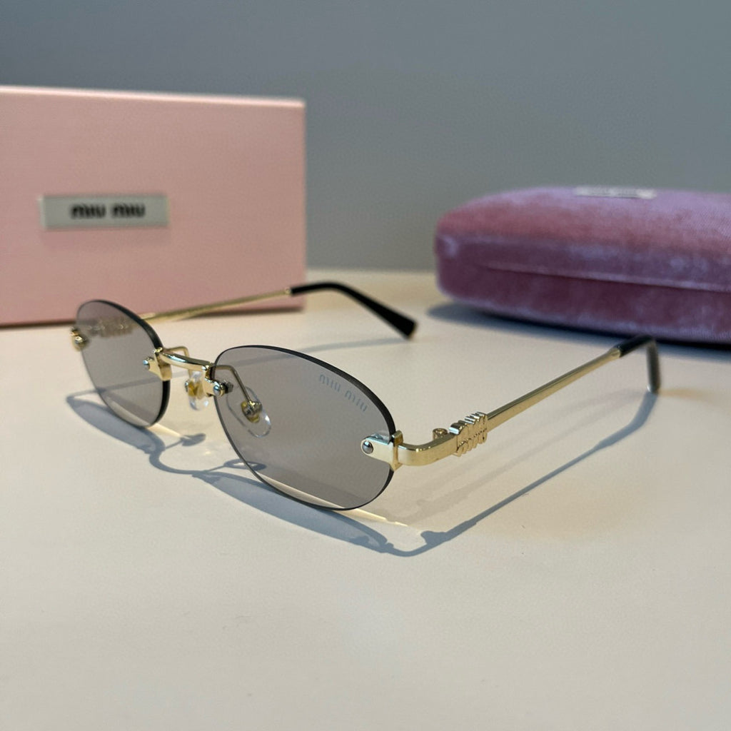 Miu Miu Fashion Silver Lens Sunglasses for Men & Women - 416266 - detail image 3