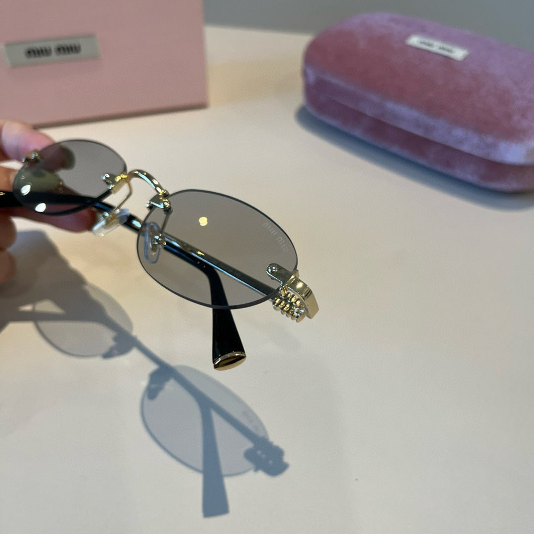 Miu Miu Fashion Silver Lens Sunglasses for Men & Women - 416266 - detail image 8