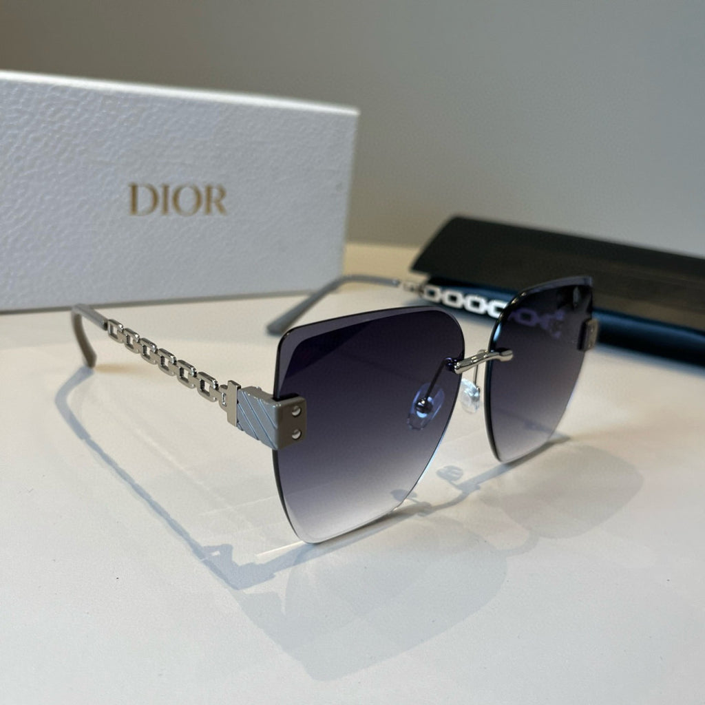 Dior Fashion Silver Lens Sunglasses for Men & Women - 486745