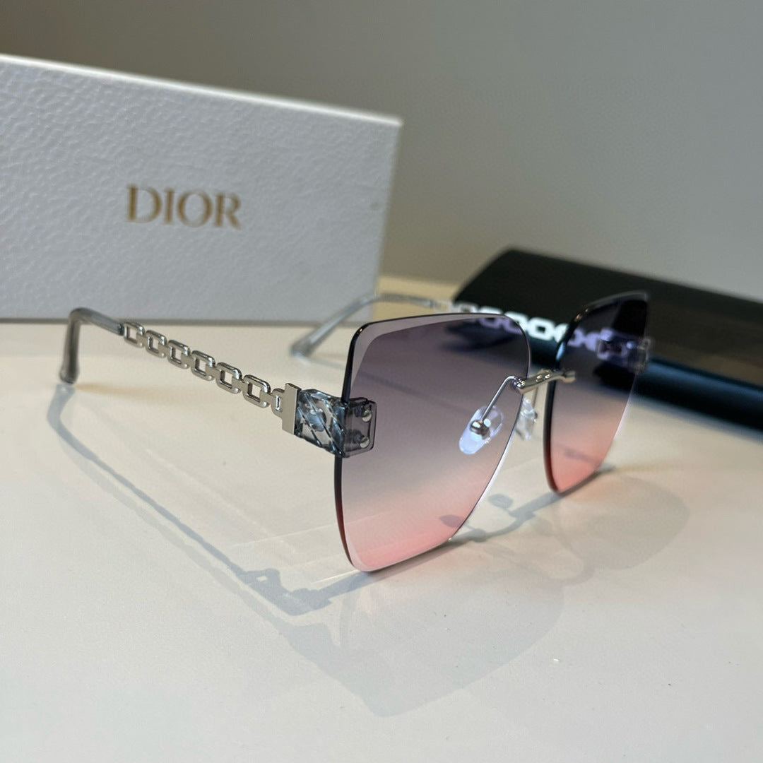 Dior Fashion Silver Lens Sunglasses for Men & Women - 415445
