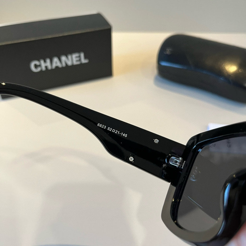 Chanel Fashion Black Lens Sunglasses for Men & Women - 358035 - detail image 5