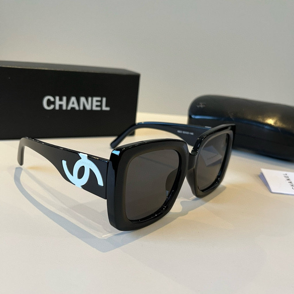 Chanel Fashion Black Lens Sunglasses for Men & Women - 358035