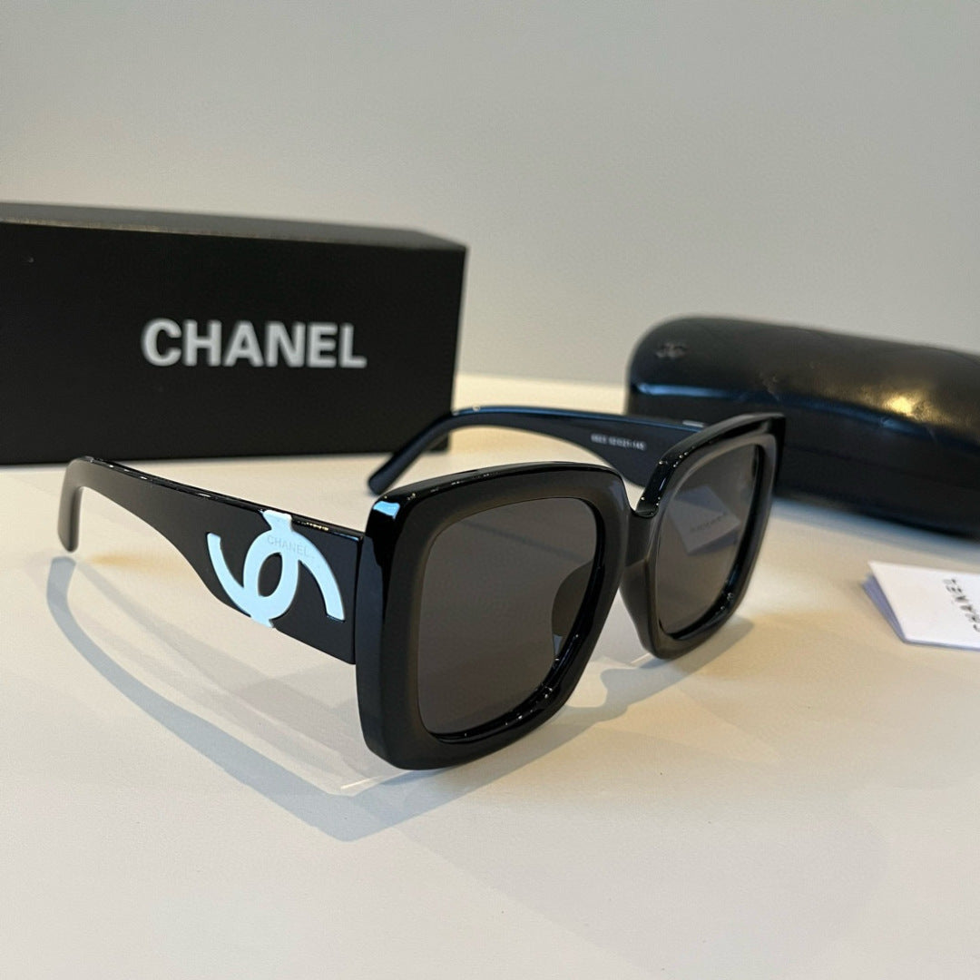 Chanel Fashion Black Lens Sunglasses for Men & Women - 358035