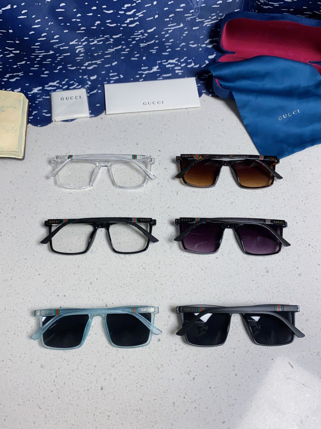 Gucci Polarized Fashion Blue Lens Sunglasses for Men & Women - 414984 - detail image 11