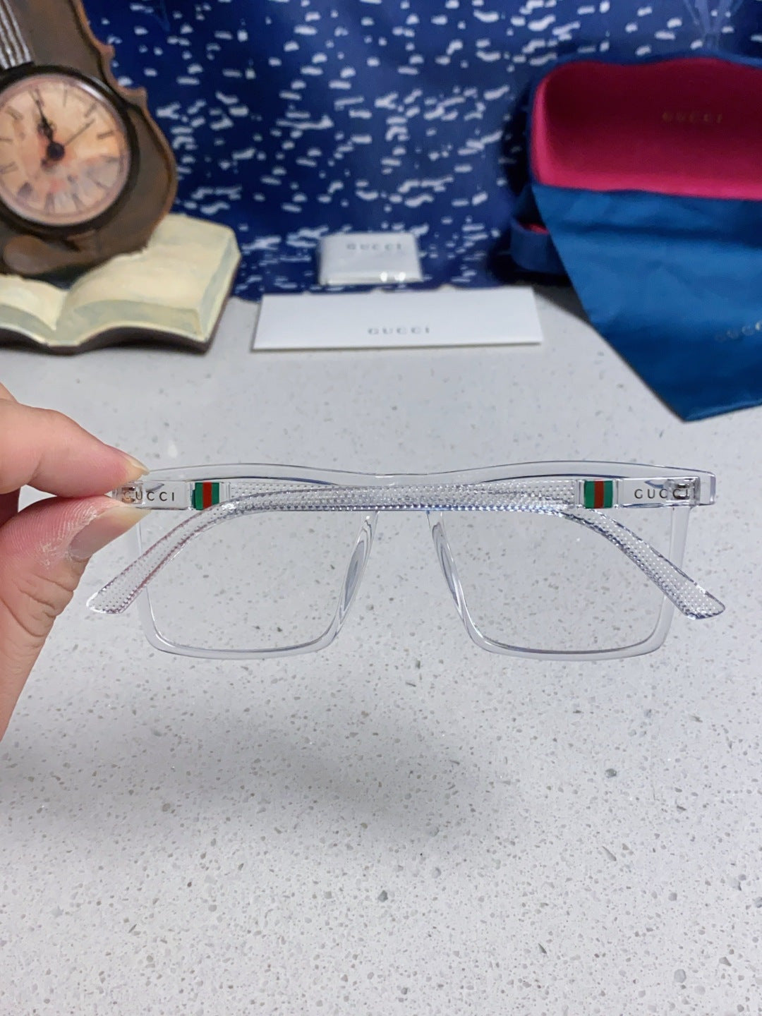 Gucci Polarized Fashion Silver Lens Sunglasses for Men & Women - 414982 - detail image 5