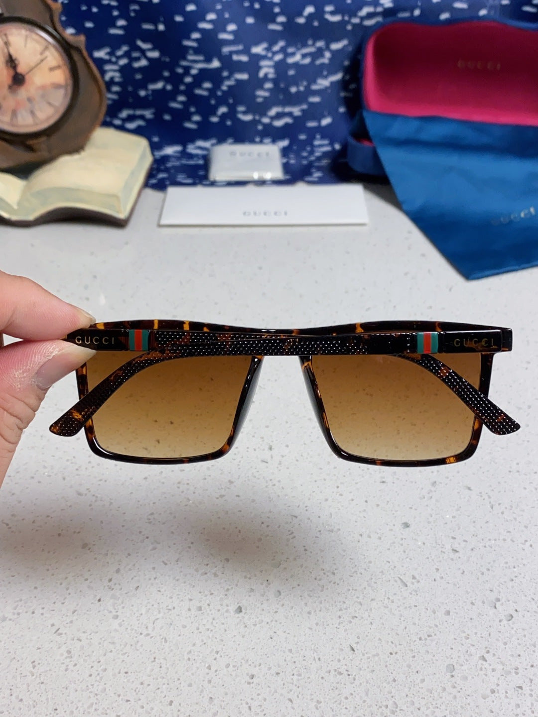 Gucci Polarized Fashion Brown Lens Sunglasses for Men & Women - 414985 - detail image 5