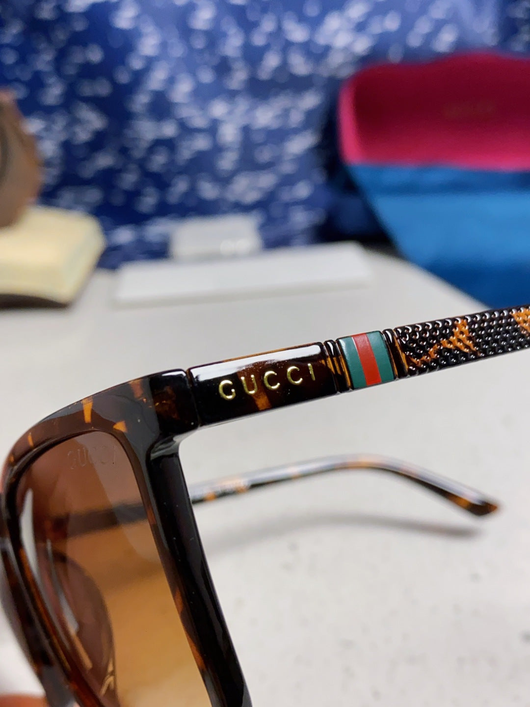 Gucci Polarized Fashion Brown Lens Sunglasses for Men & Women - 414985 - detail image 7