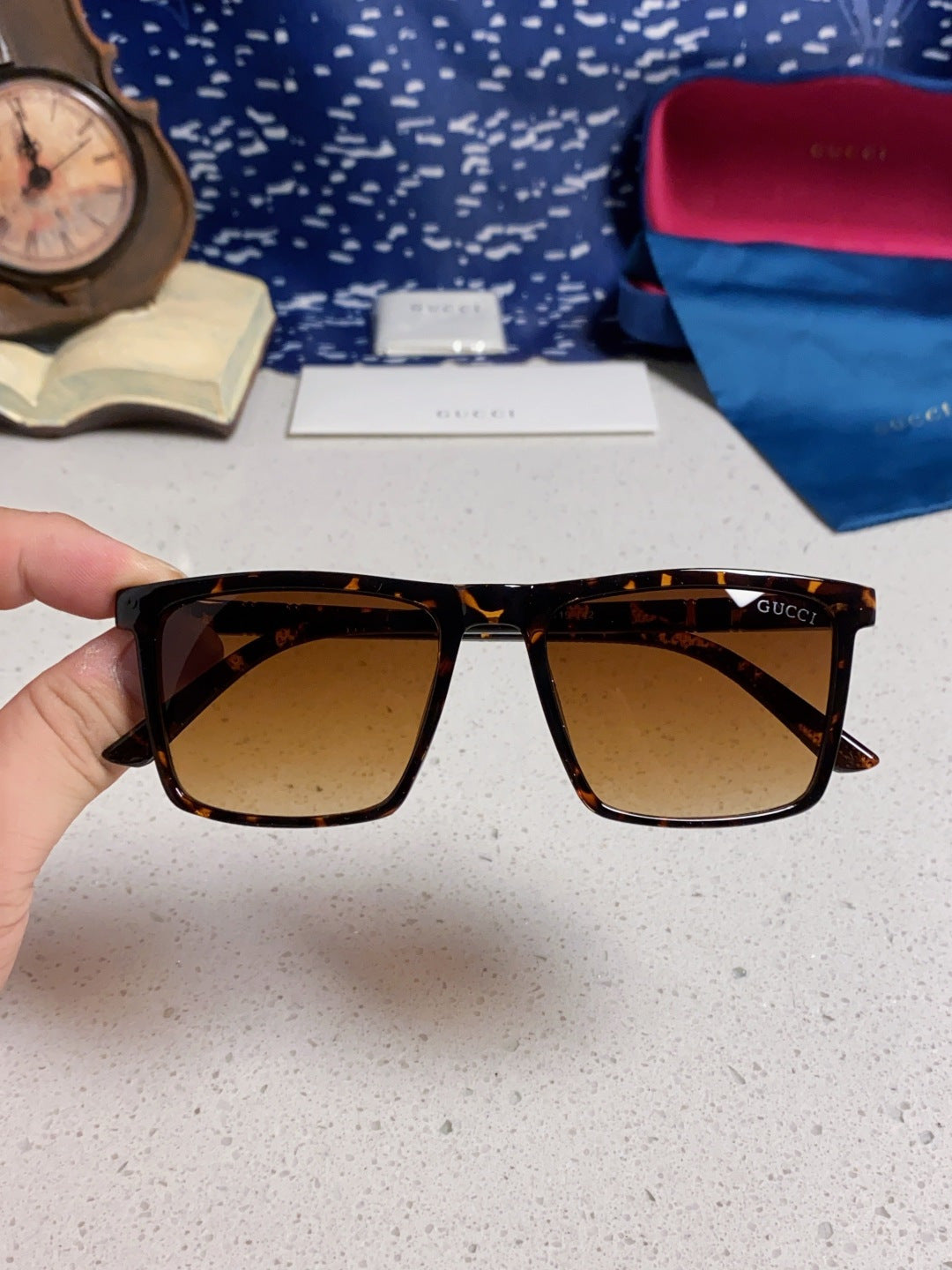 Gucci Polarized Fashion Brown Lens Sunglasses for Men & Women - 414985 - detail image 4