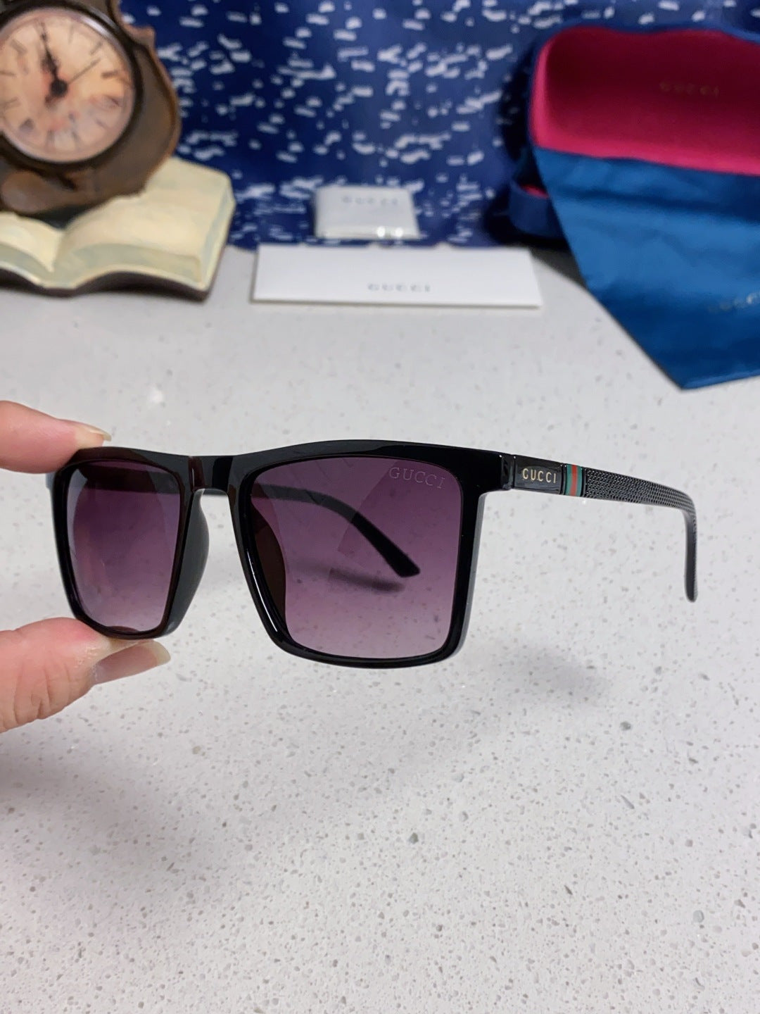 Gucci Polarized Fashion Silver Lens Sunglasses for Men & Women - 414986 - detail image 6