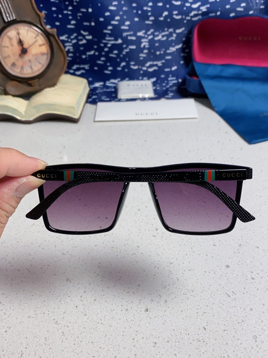 Gucci Polarized Fashion Silver Lens Sunglasses for Men & Women - 414986 - detail image 5