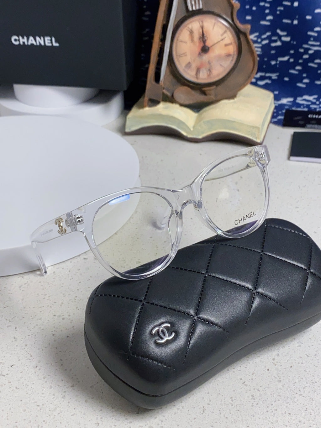 Chanel Fashion Silver Lens Sunglasses for Women - 415181 - detail image 10