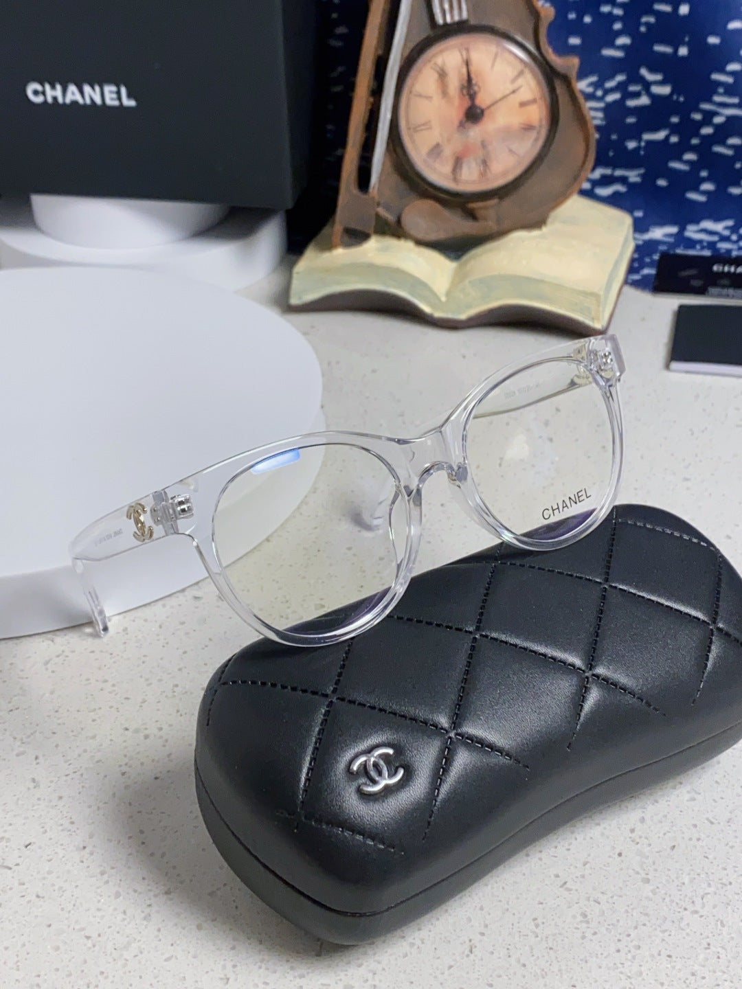 Chanel Fashion Silver Lens Sunglasses for Women - 415181 - detail image 10