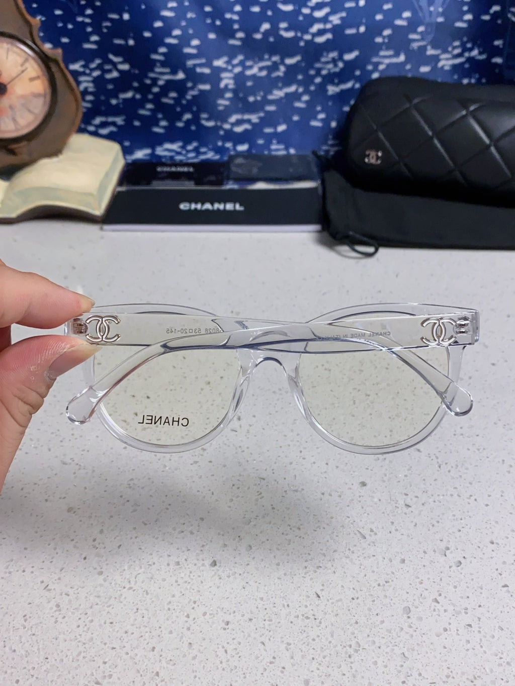 Chanel Fashion Silver Lens Sunglasses for Women - 415181 - detail image 5