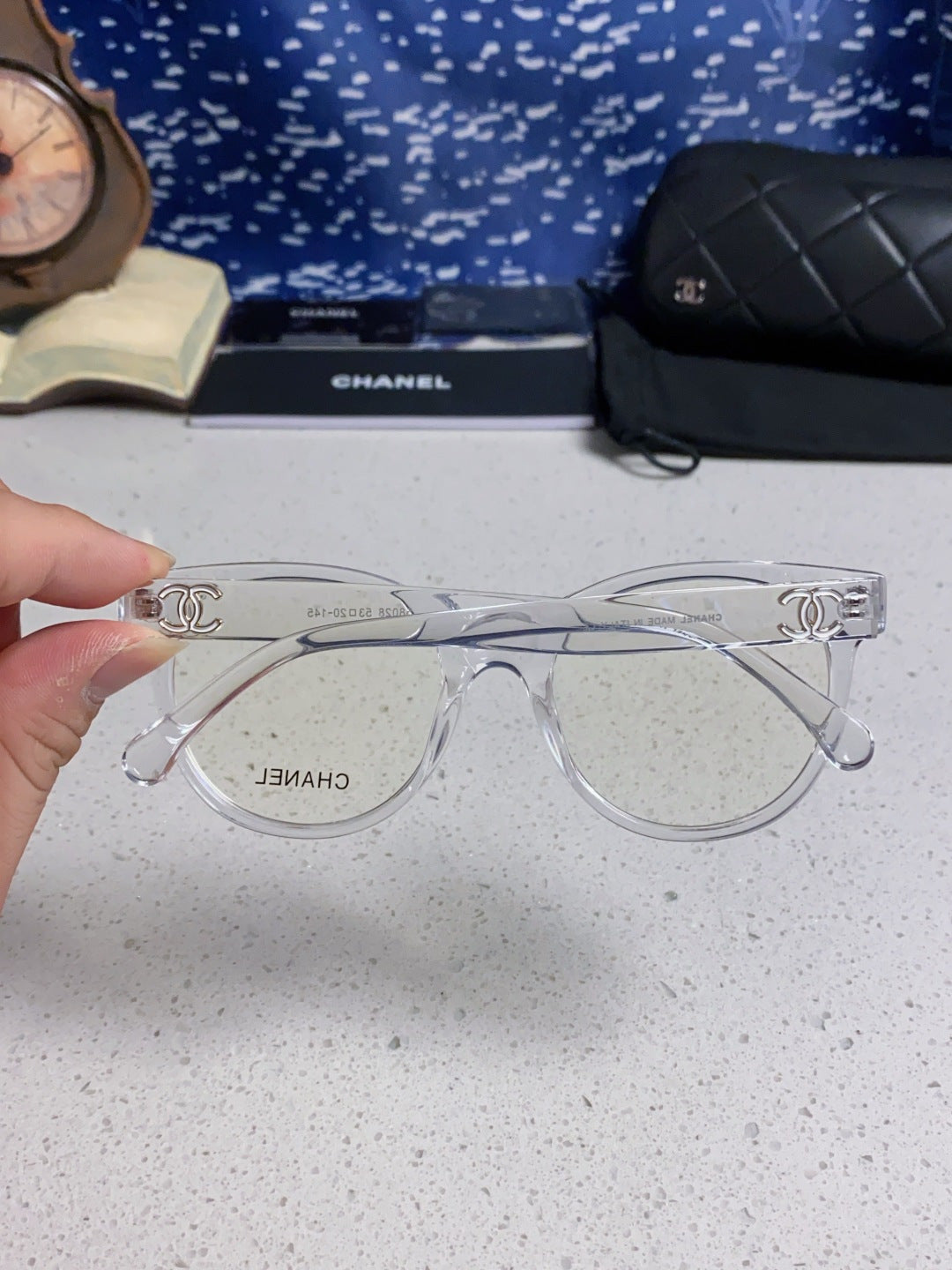 Chanel Fashion Silver Lens Sunglasses for Women - 415181 - detail image 5