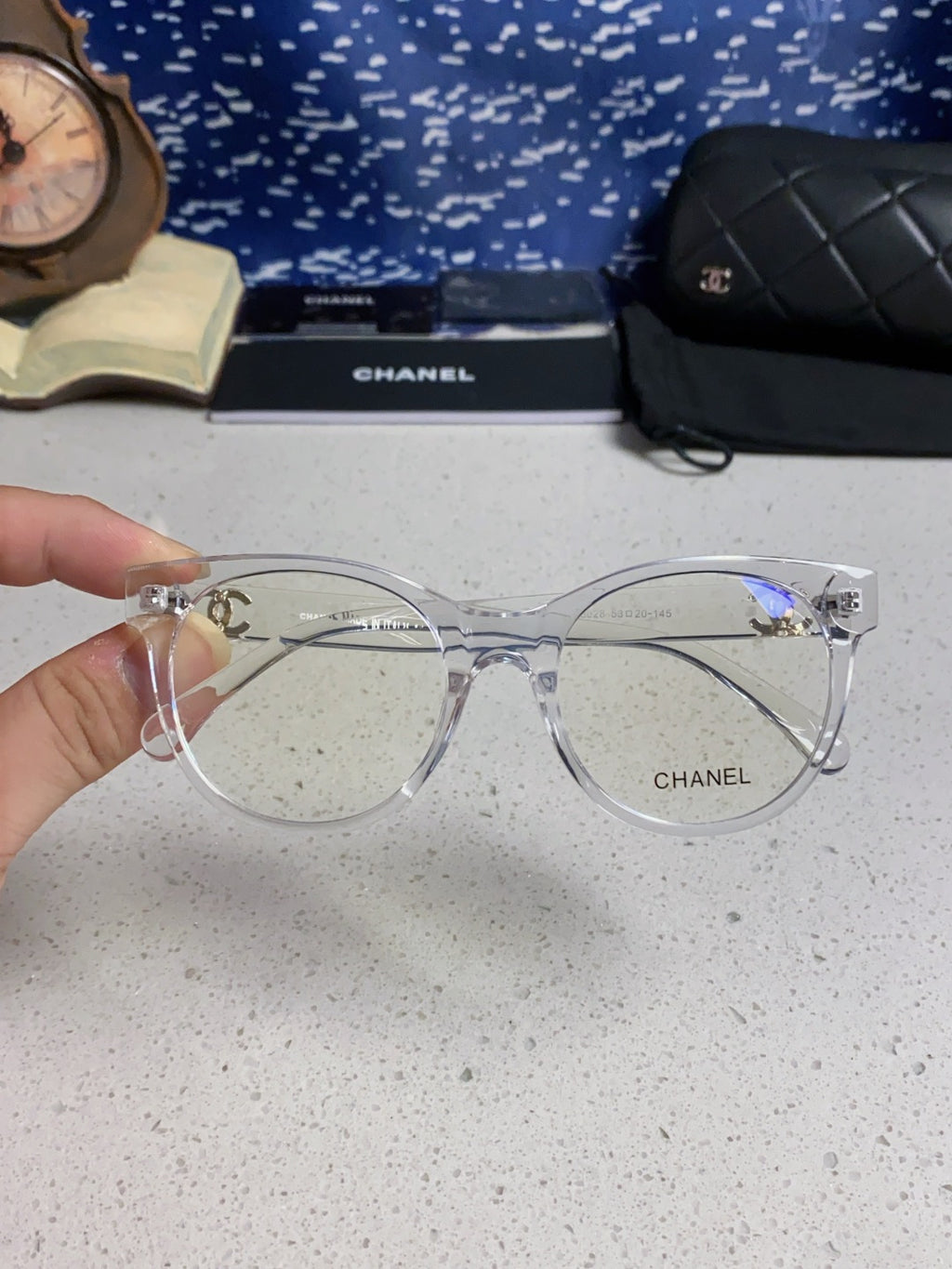 Chanel Fashion Silver Lens Sunglasses for Women - 415181 - detail image 4