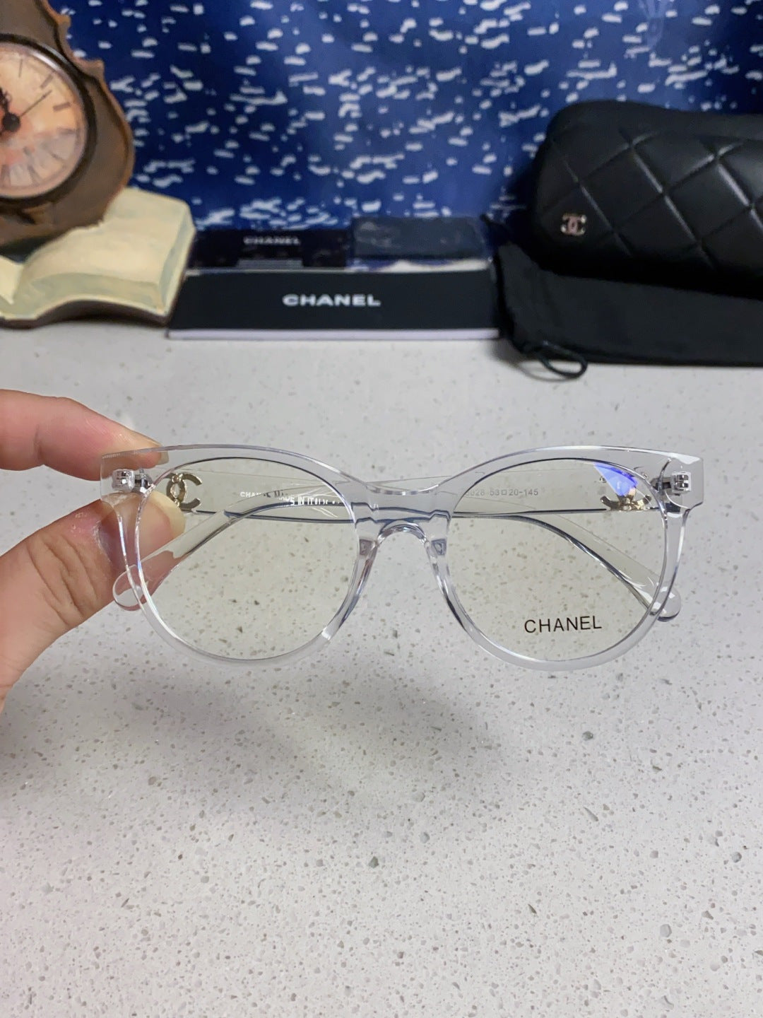 Chanel Fashion Silver Lens Sunglasses for Women - 415181 - detail image 4