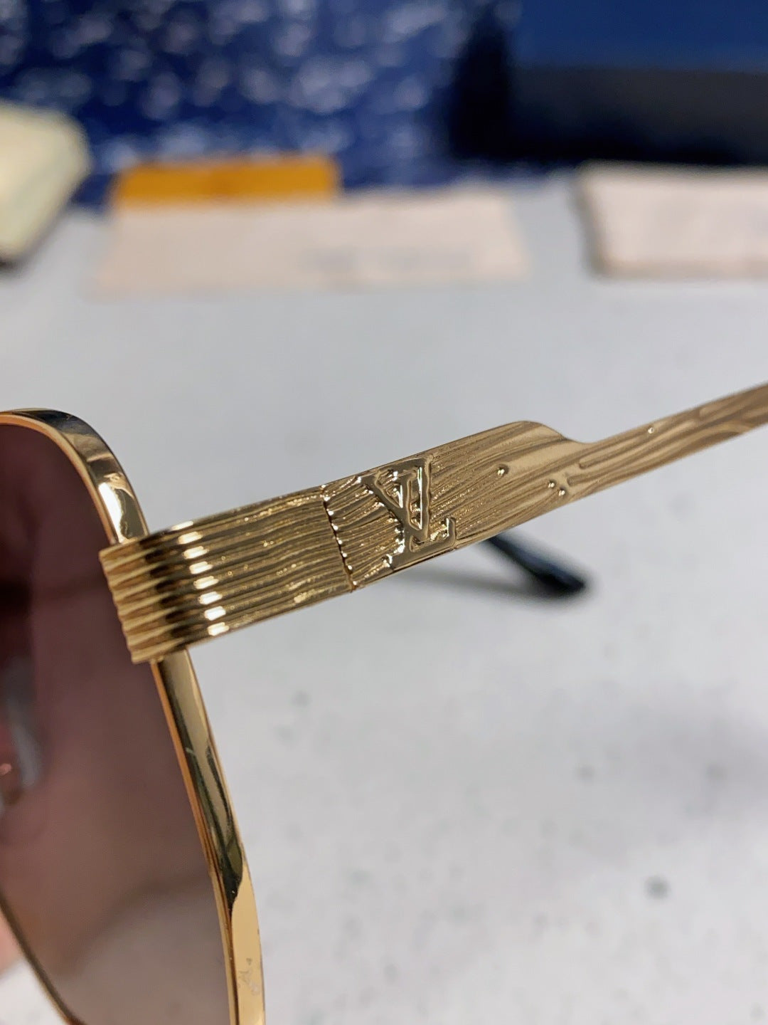 Louis Vuitton Square Silver Lens Sunglasses for Men & Women - detail image 6