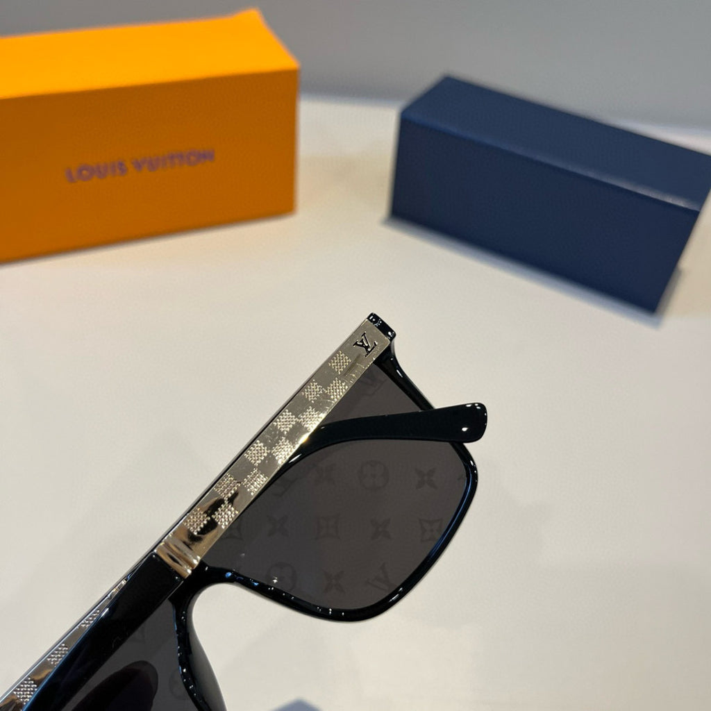 Louis Vuitton Metal Aviator Black Lens Sunglasses for Men & Women - 464782 - detail image 8