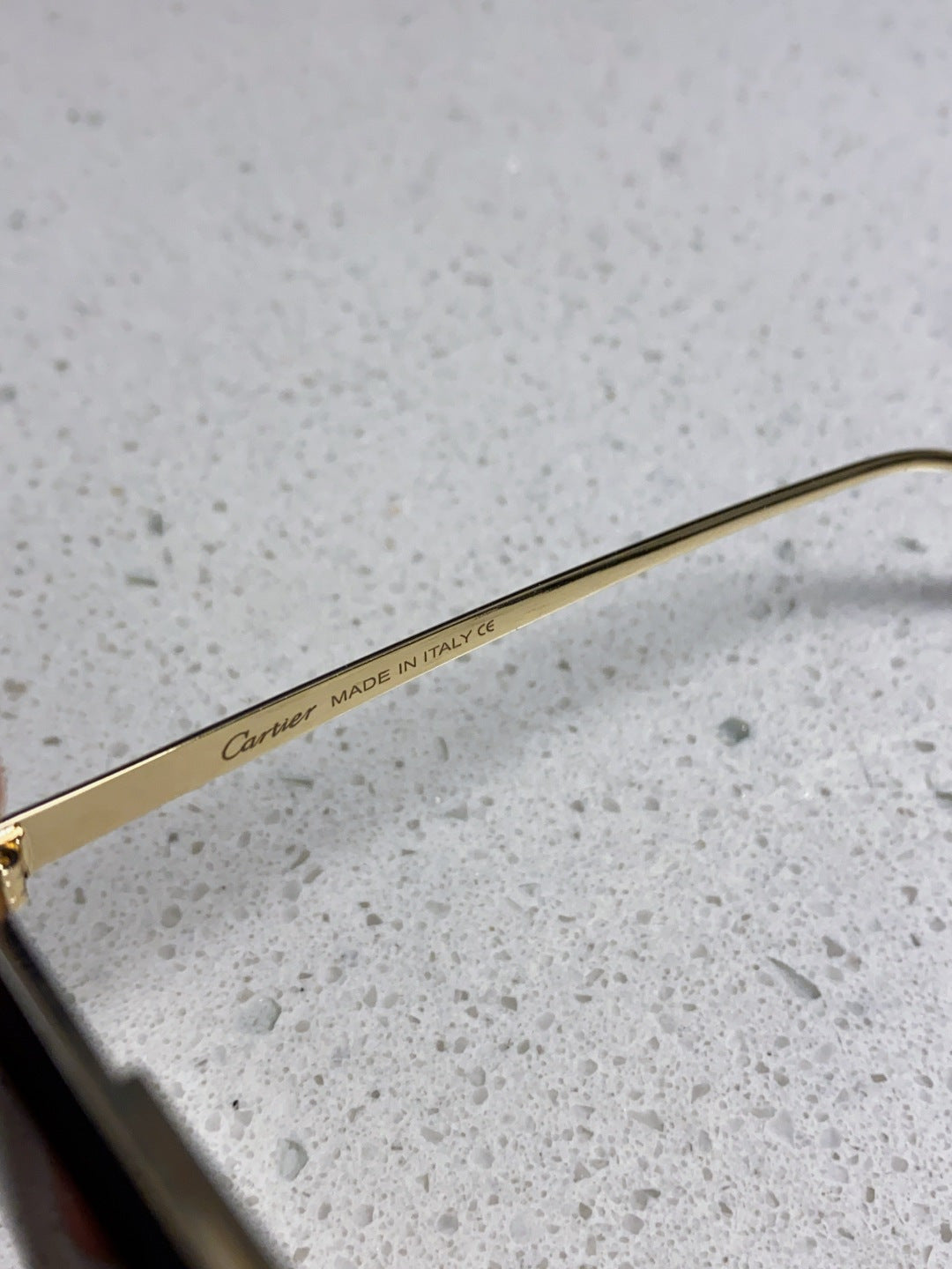 Cartier Metal Round Silver Lens Sunglasses for Men & Women - 358535 - detail image 8