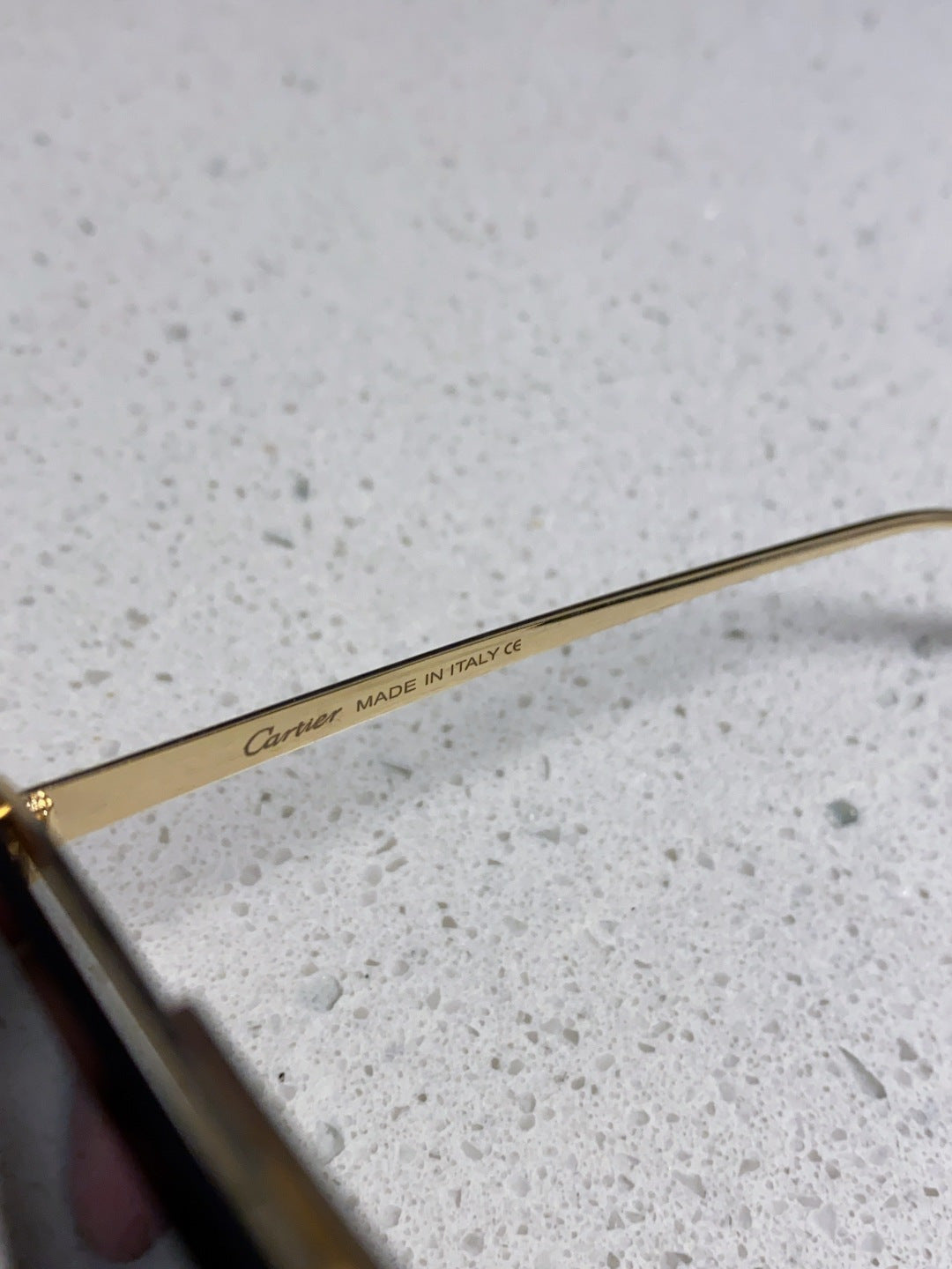 Cartier Metal Round Black Lens Sunglasses for Men & Women - 358538 - detail image 8