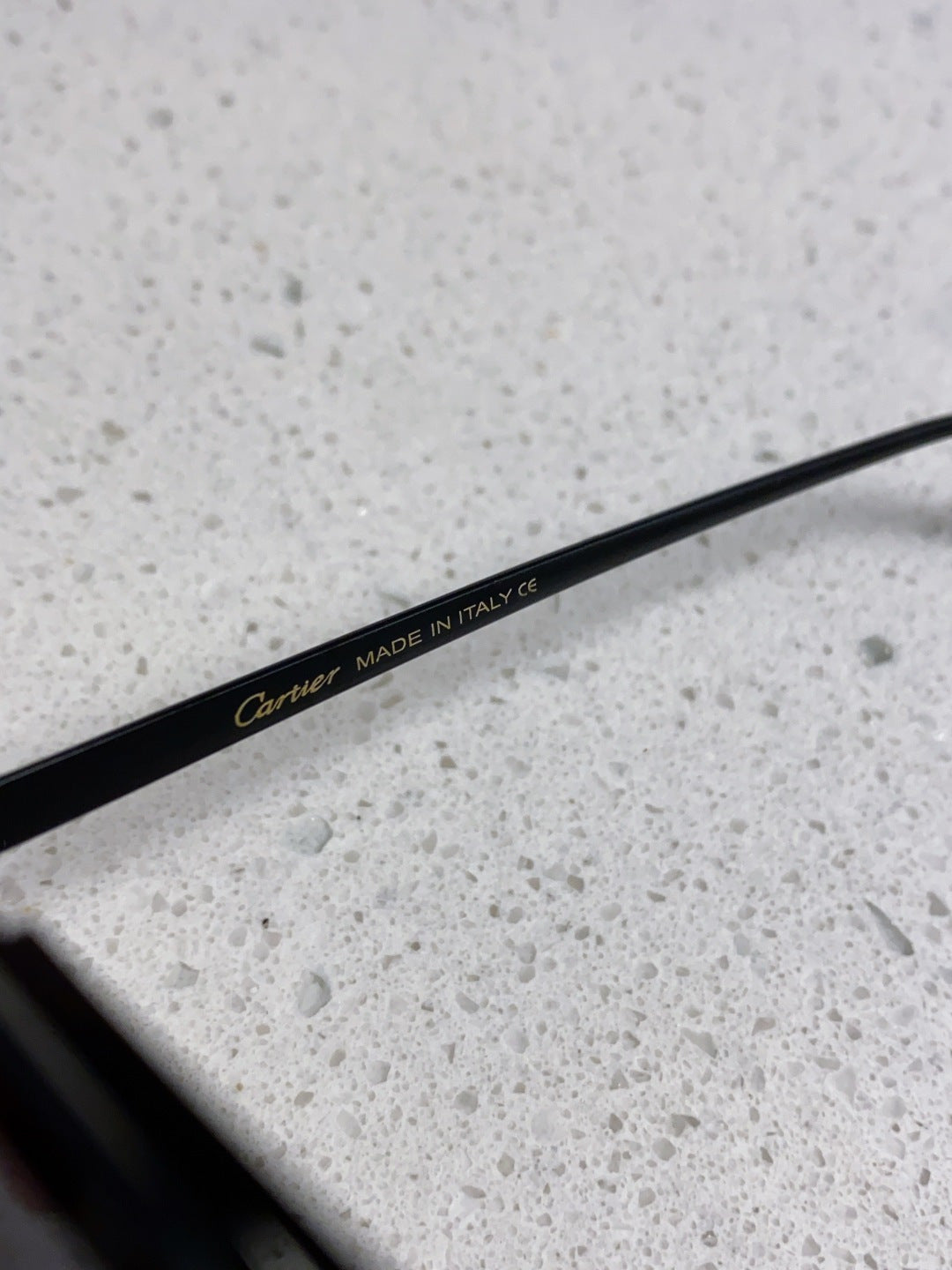 Cartier Metal Round Black Lens Sunglasses for Men & Women - 358540 - detail image 8