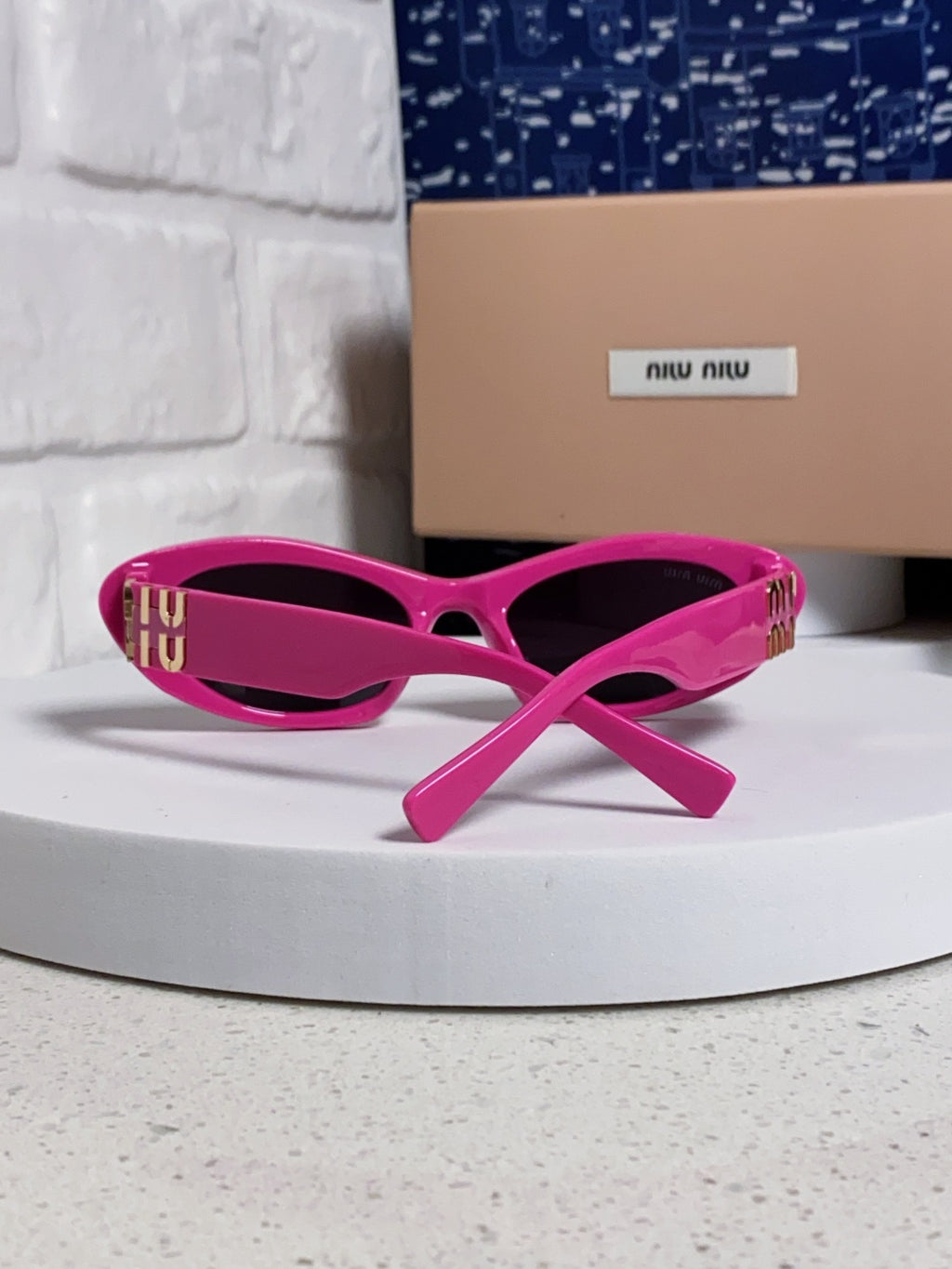 Miu Miu Cat-Eye Purple Lens Sunglasses for Men & Women - 358706 - detail image 3