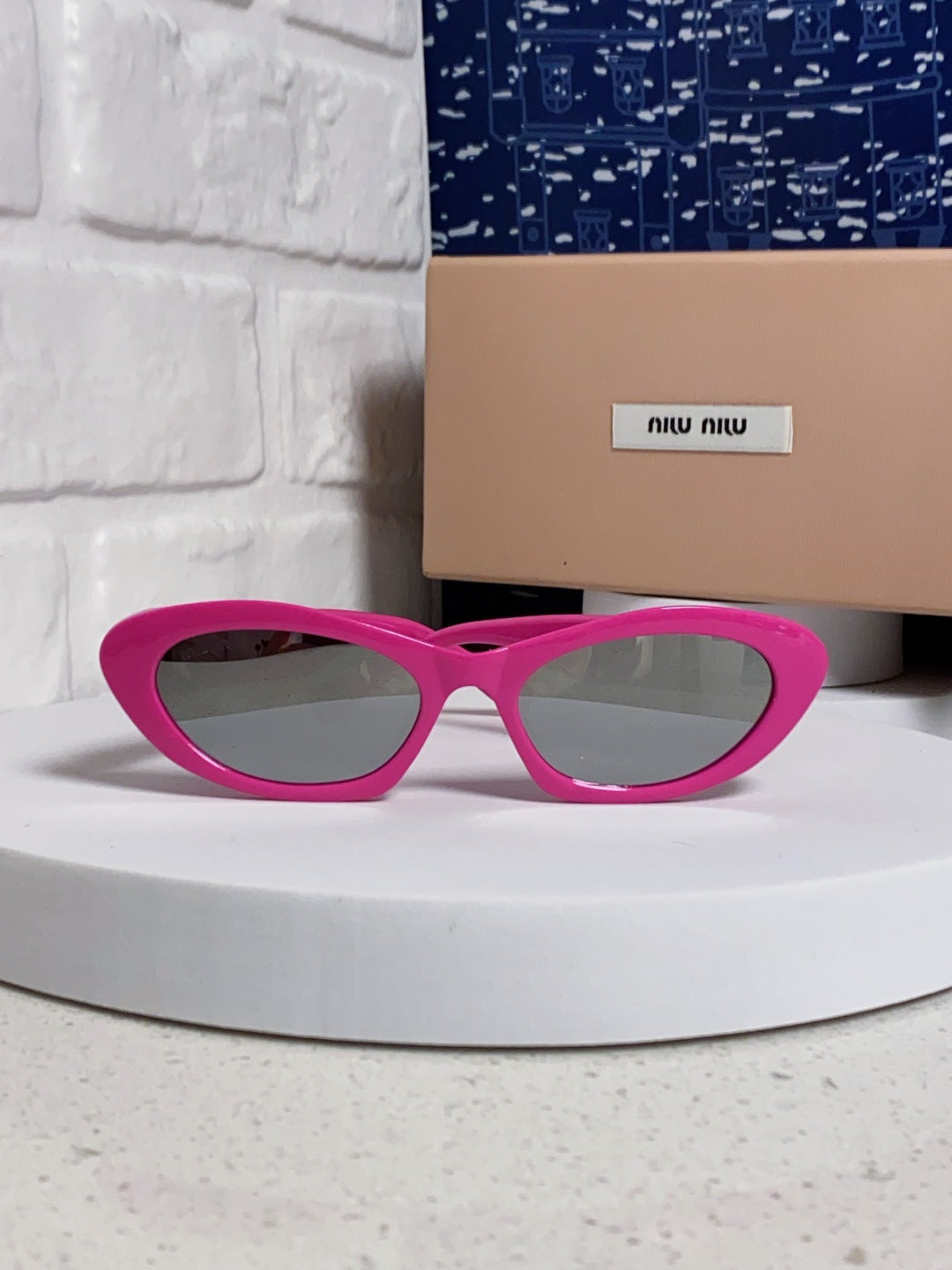 Miu Miu Cat-Eye Purple Lens Sunglasses for Men & Women - 358706 - detail image 2