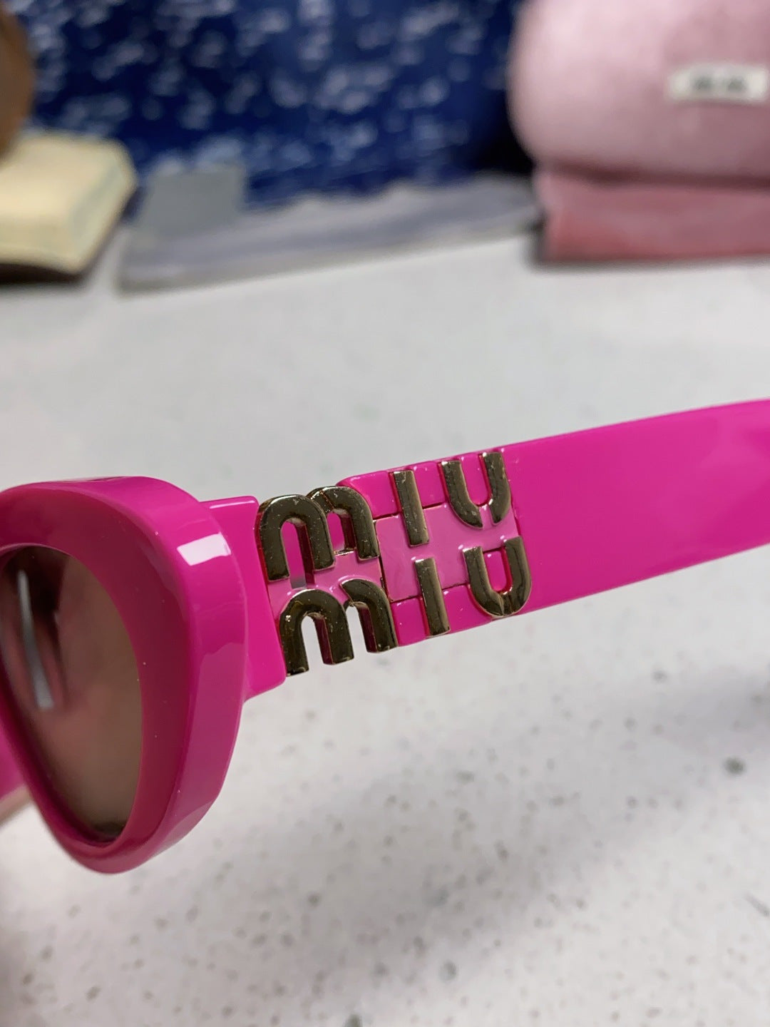 Miu Miu Cat-Eye Purple Lens Sunglasses for Men & Women - 358706 - detail image 7