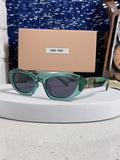 Miu Miu Cat-Eye Blue Lens Sunglasses for Men & Women - 358707