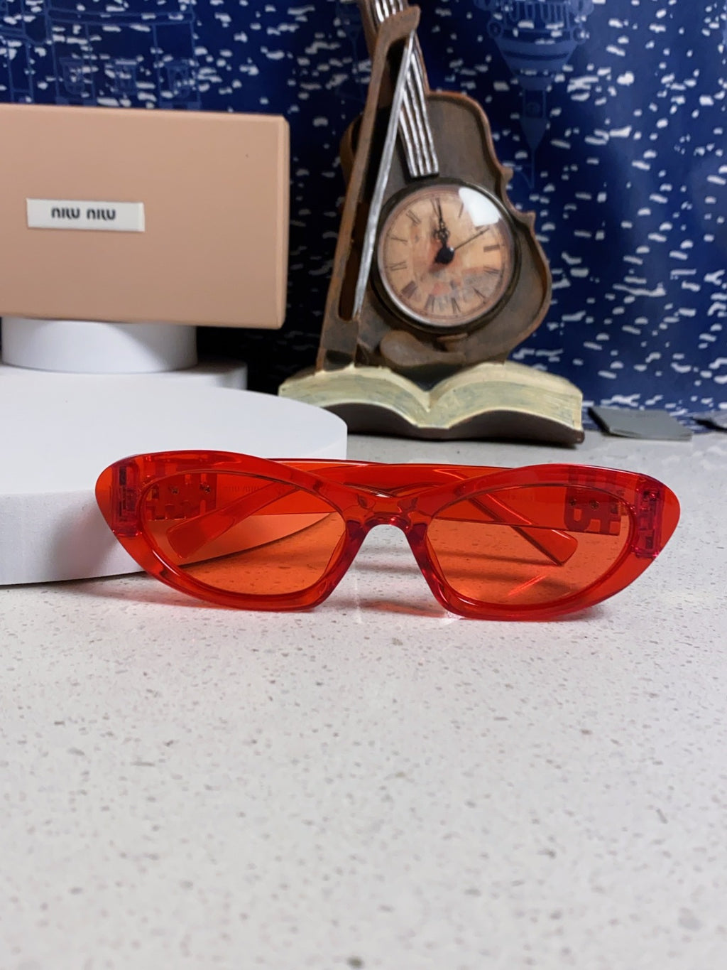 Miu Miu Cat-Eye Red Lens Sunglasses for Men & Women - 358709 - detail image 9
