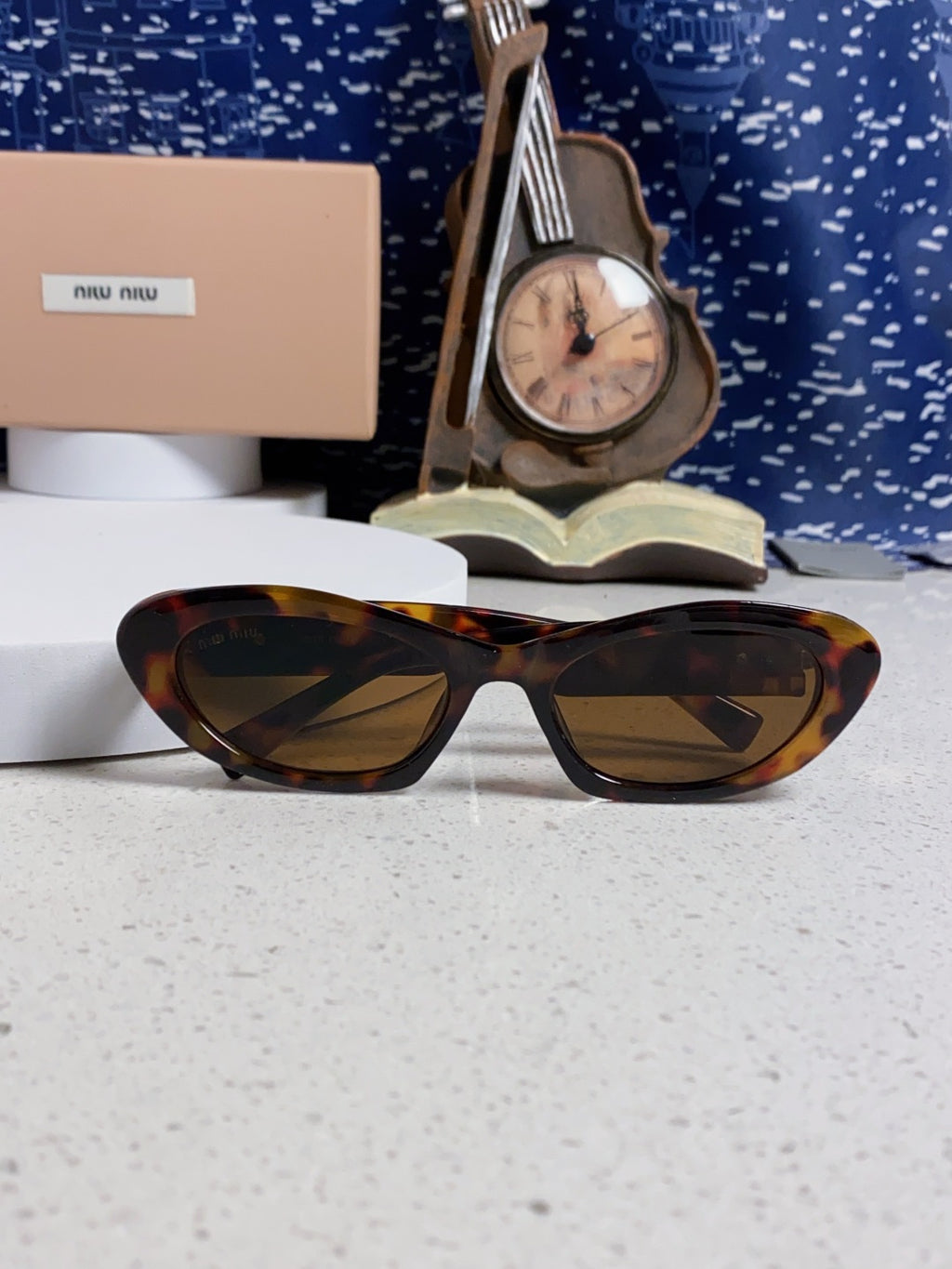 Miu Miu Cat-Eye Brown Lens Sunglasses for Men & Women - 358704 - detail image 9