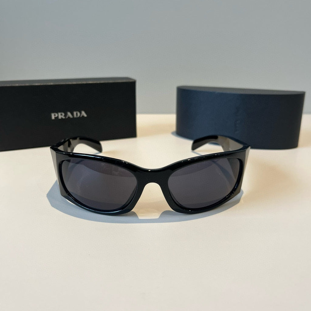 Prada SPRA14 Fashion Black Lens Sunglasses for Men & Women - detail image 2