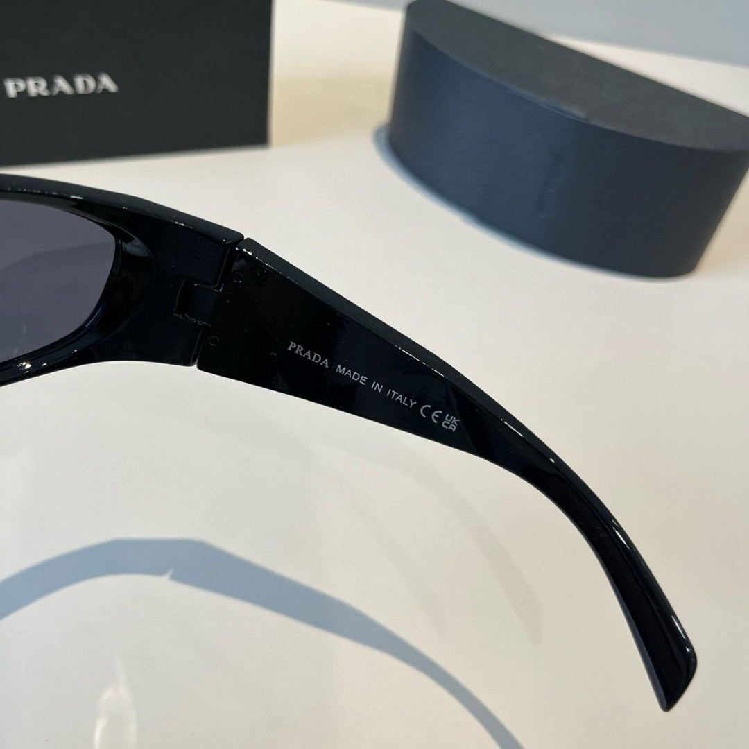 Prada SPRA14 Fashion Black Lens Sunglasses for Men & Women - detail image 5