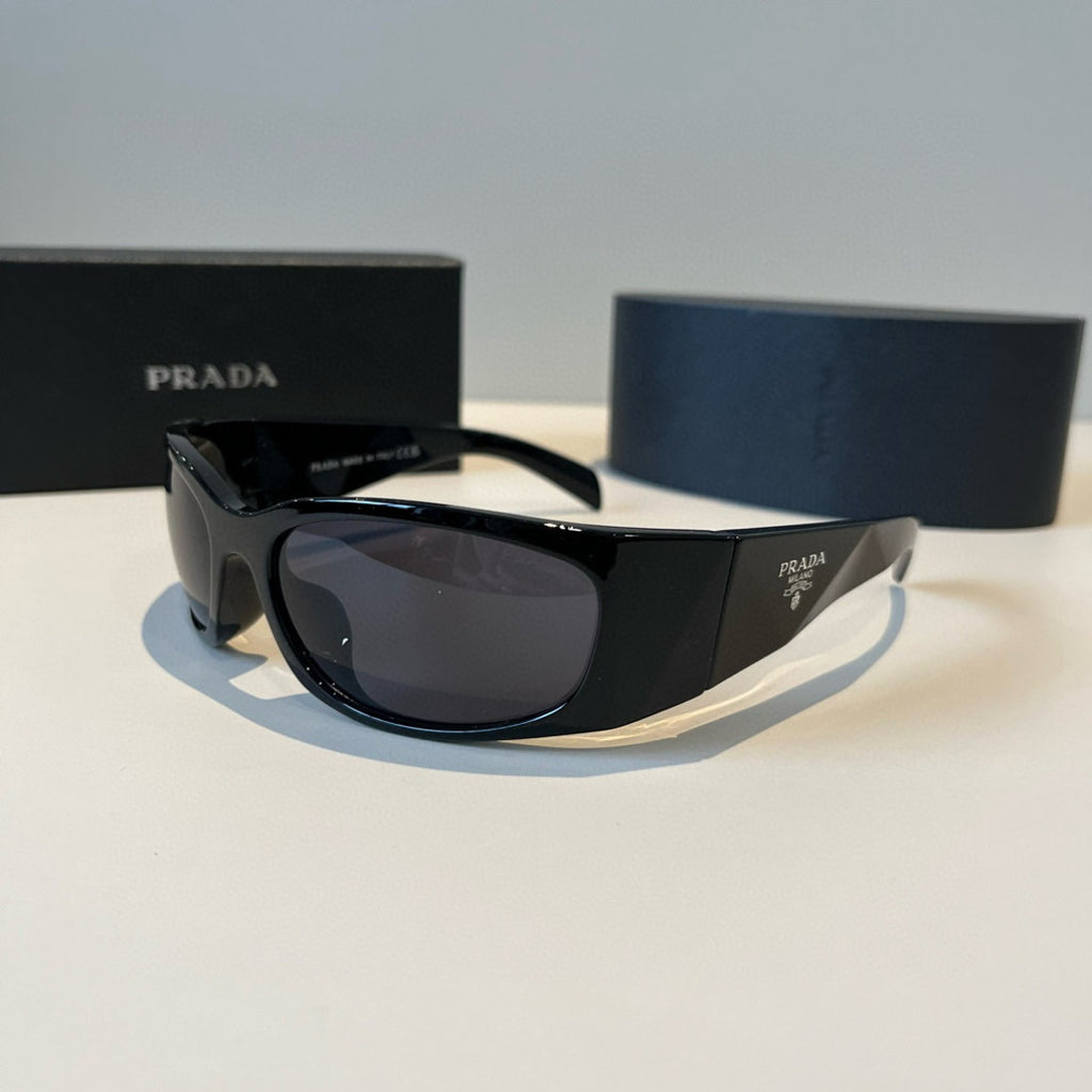 Prada SPRA14 Fashion Black Lens Sunglasses for Men & Women - detail image 3