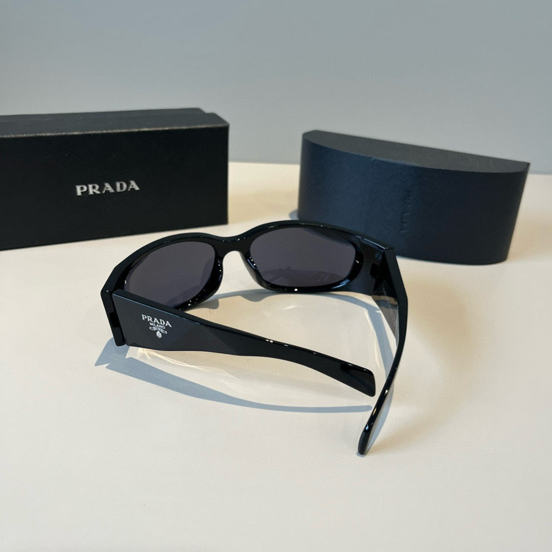 Prada SPRA14 Fashion Black Lens Sunglasses for Men & Women - detail image 7