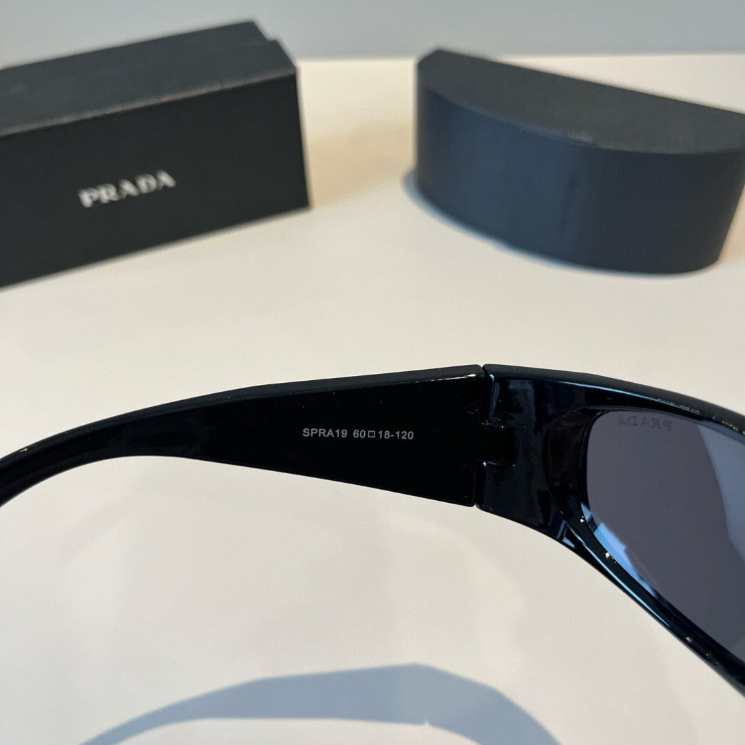 Prada SPRA14 Fashion Black Lens Sunglasses for Men & Women - detail image 6