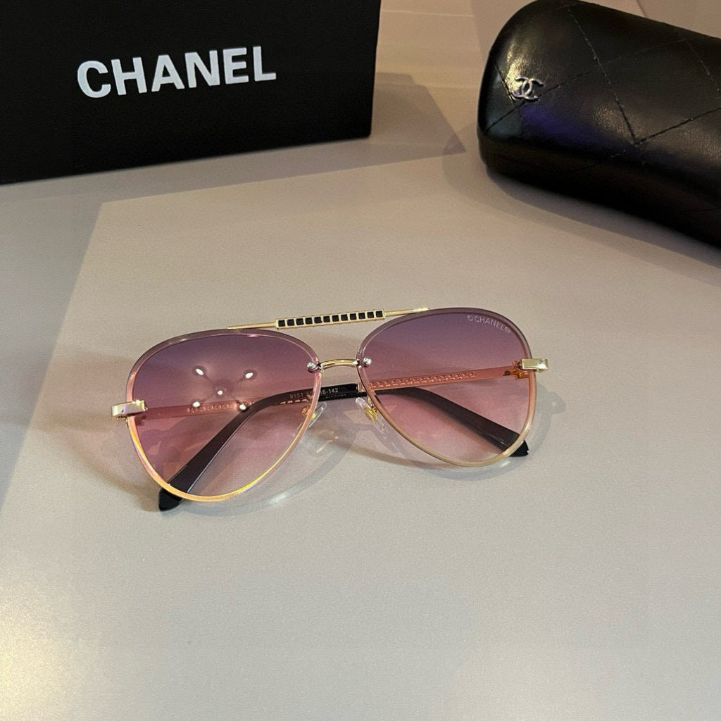 Chanel Fashion Gold Lens Sunglasses for Men & Women - 867019 - detail image 3