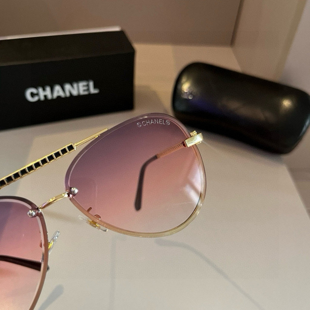Chanel Fashion Gold Lens Sunglasses for Men & Women - 867019 - detail image 5