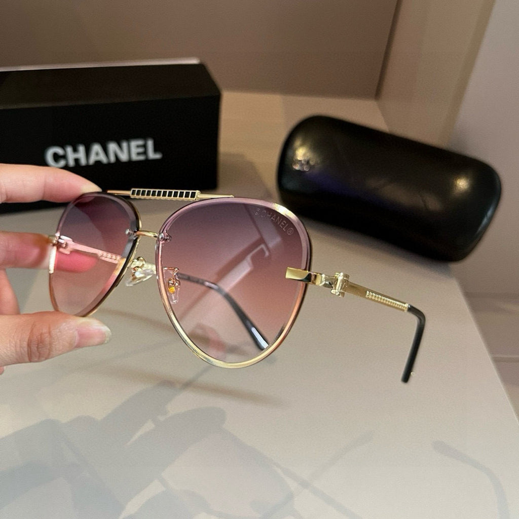Chanel Fashion Gold Lens Sunglasses for Men & Women - 867019 - detail image 4