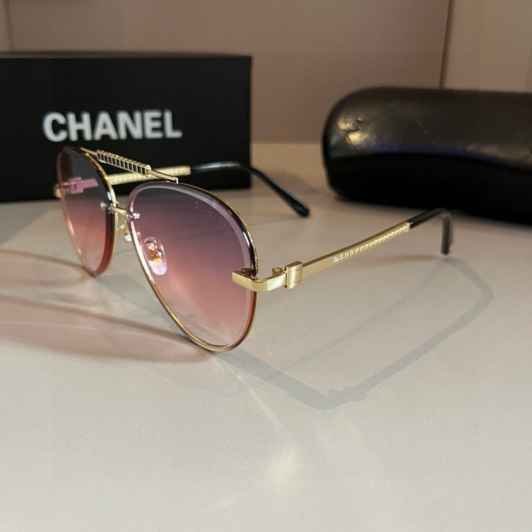 Chanel Fashion Gold Lens Sunglasses for Men & Women - 867019 - detail image 9