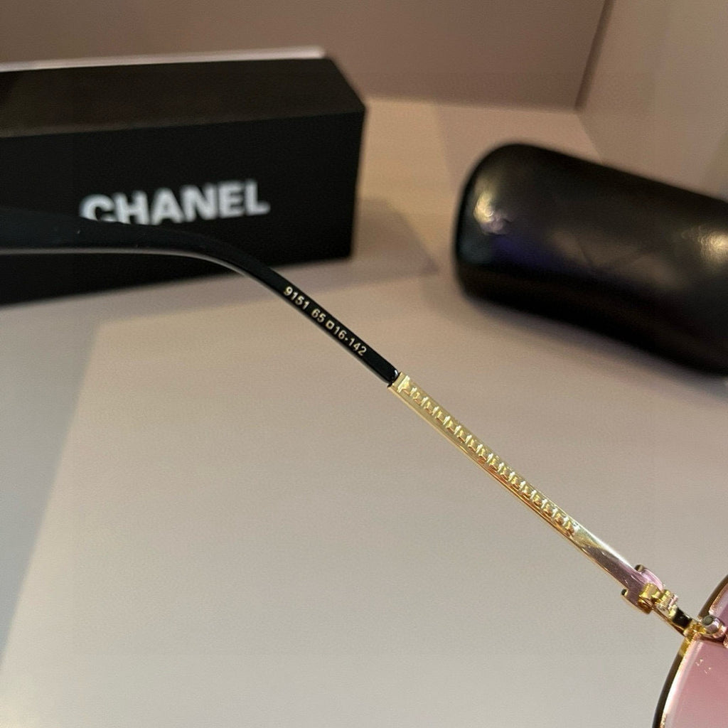 Chanel Fashion Gold Lens Sunglasses for Men & Women - 867019 - detail image 6